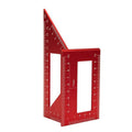 Square Angle Ruler Marking Gauge Carpenter Tool Multifunctional 45 90 Qme Red