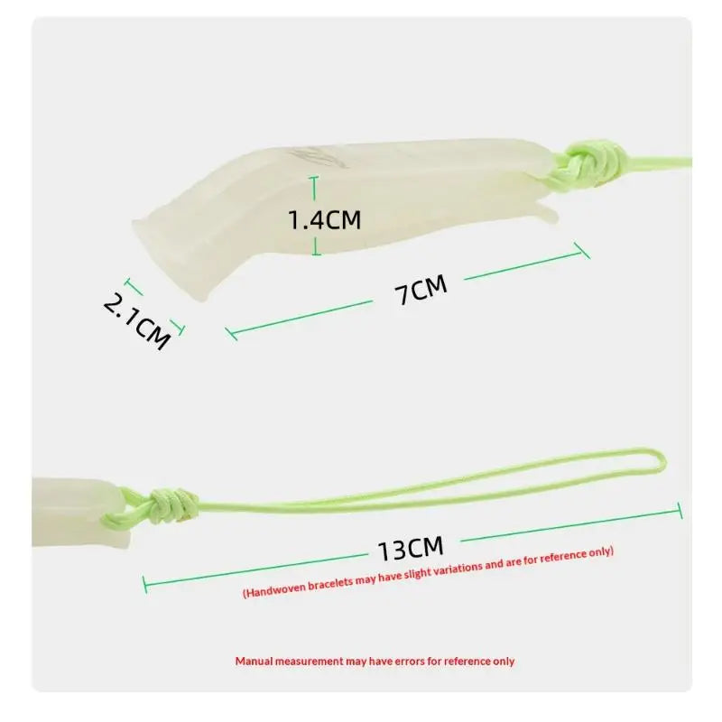 Outdoor Survival Powerful Luminous Dual-frequency Whistle Decibel Qme