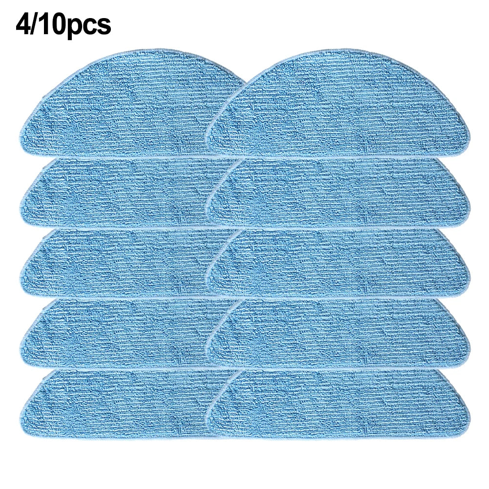 4/10 X Mop Cloths Rag For Honiture Q 5 Sweeping Robot Replace Dry /Wet Usage Mop Cloths Pad Spare Parts And Accessories Qme