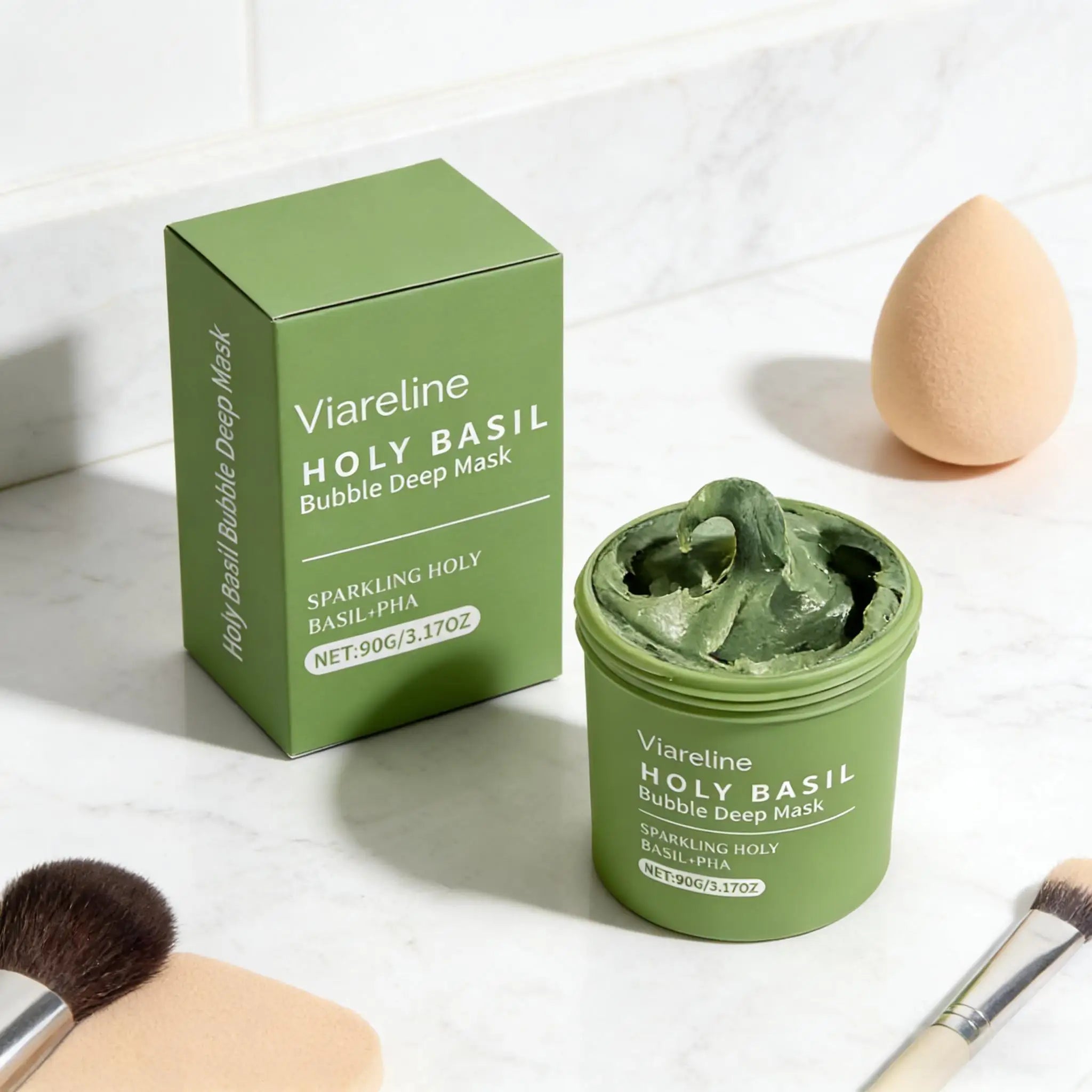 Face Cleansing Bubble Mask Deeply Shrinking Pore Cleans Blackhead Oil Control Anti-Acne Improve Rough Skin Brighten Nourish Mask Qme