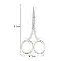 1Pcs Eyebrow Scissor Makeup Eyelash Trimmer Facial Hair Remover Manicure Scissor Nail Cuticle Tool Beauty Scissors Qme Sliver