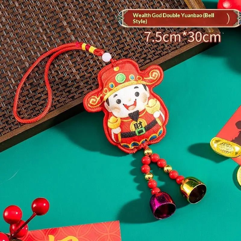 Lucky Fragrant Bag Tassels Horse Incense Car Hanging Chinese Zodiac Qme A15