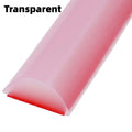 New Silicone Bathroom Water Stopper Dry Wet Separation Sealing Strips Self-adhesive Shower Drain Splash Prevention Water Dam Qme Clear 150cm