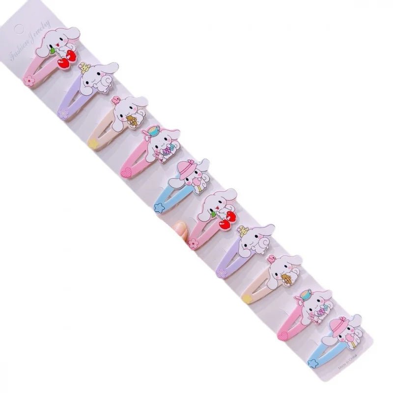 Hello Kitty Kuromi Cartoon BB Clips Hair Clips Student Hair Clips Snap Clips Bang Clips Qme