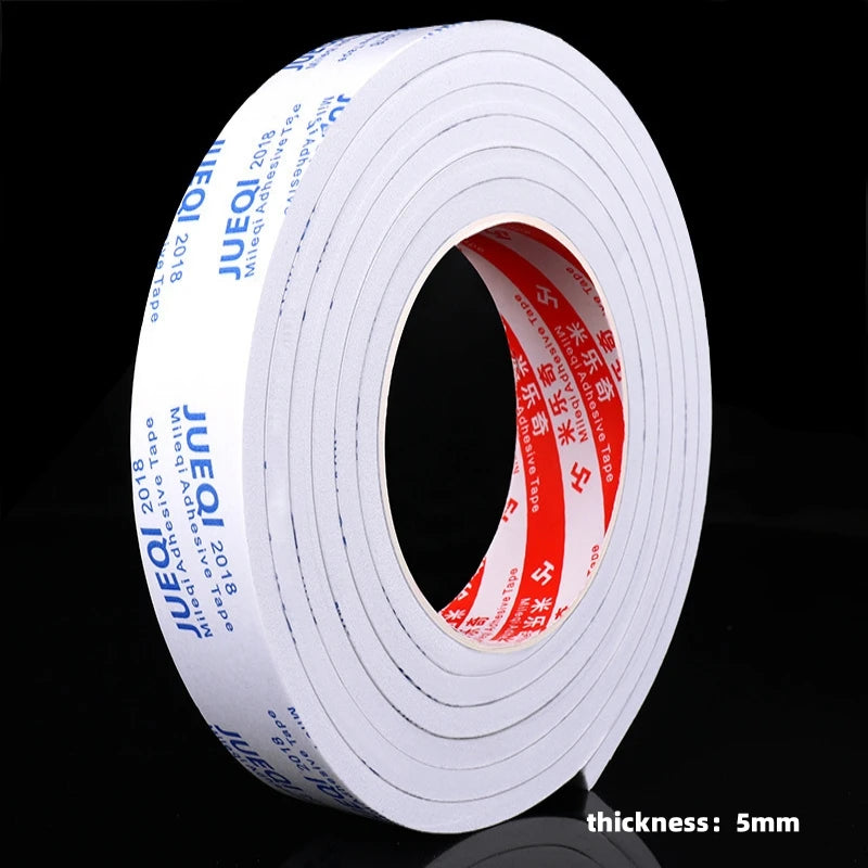 2M EVA Foam Double Sided Tape Shockproof Soundproof Insulation Tape Door Window Sealing Strip Weather Stripping Home Improvement Qme 5mm Thickness 2m 20mm