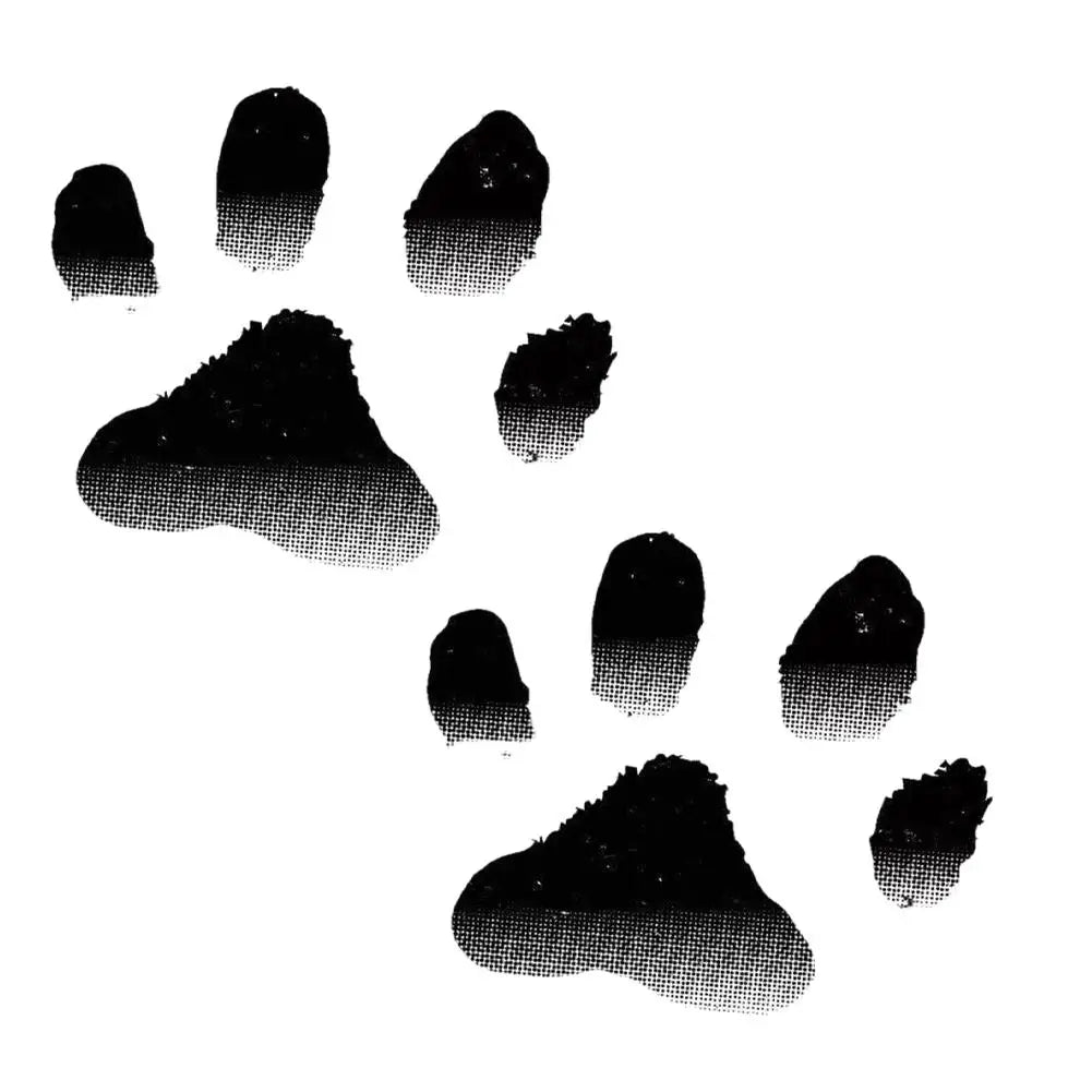 Temporary Tattoos Temperature-sensitive Paw Print Face Cat Stickers Qme A