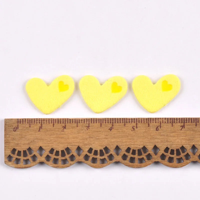 50Pcs Heart Pattern Love Embossing Leather Labels Clothes DIY Sewing Accessories Garment Supplies Banner Handwork Tags c3508 Qme 10