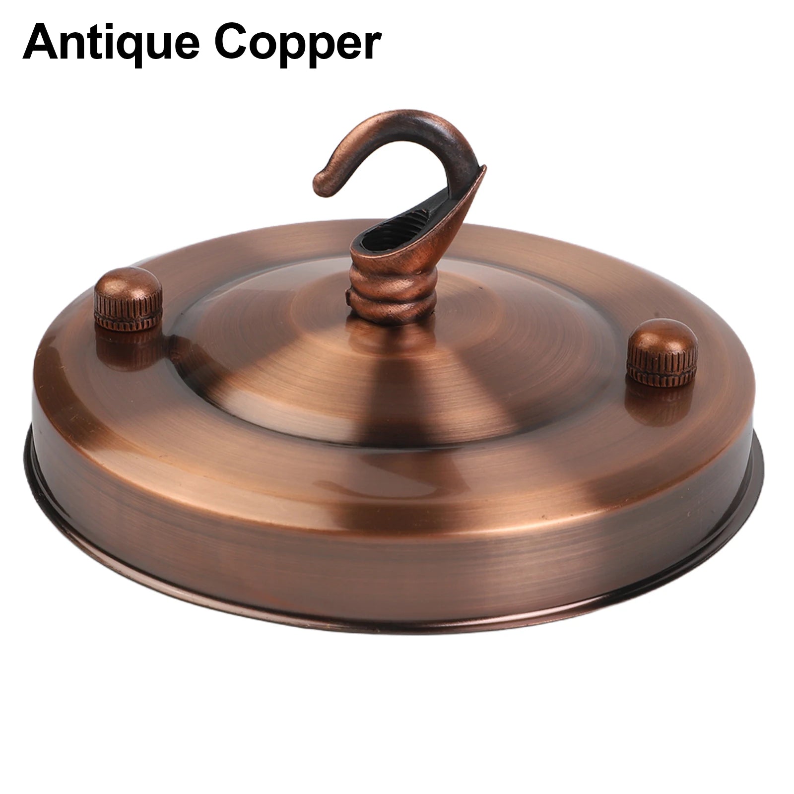 Vintage Lamp Base Hook Ceiling Plate Holder Light Fitting Chandelier Qme Antique Copper