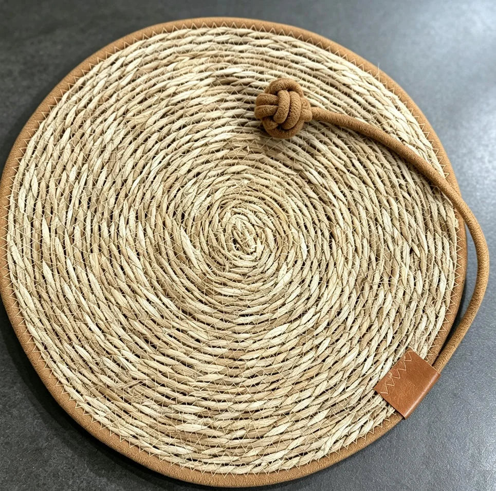 Cat Scratcher Rattan Mat Board Cat Scratch for Sharpen Nails Scraper Cats Tree Cat scratching post Sofa Mats Furniture Protector Qme 1pc 40cm