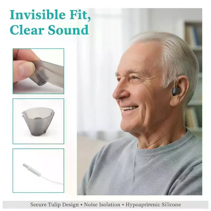 Hearing Aid Eartips Washable Detachable Static Soft Silicone Domes Qme