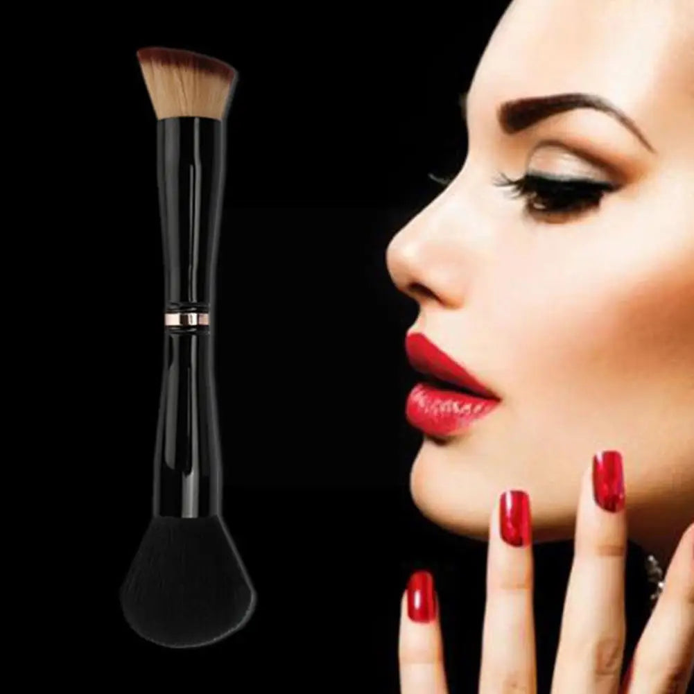 4 In 1 Makeup Brush With 4 Heads Set Concealer Makeup Brush For Foundation Blusher Eye Shadow Double Ended Travel Makeup Brushes Qme