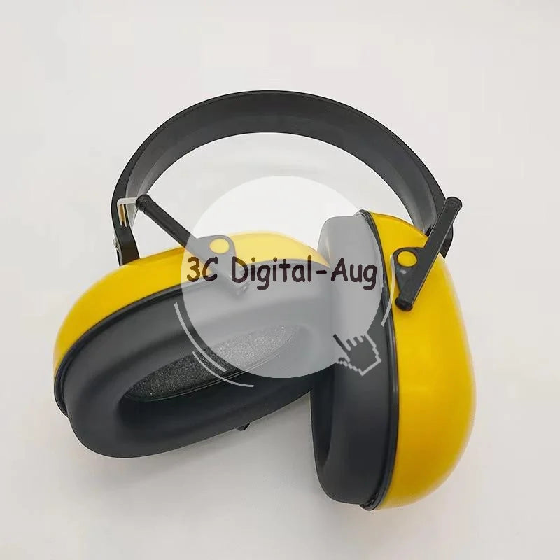 Industrial Head-mounted Ear Muffs Soundproof Noise-reducing Qme Default Title