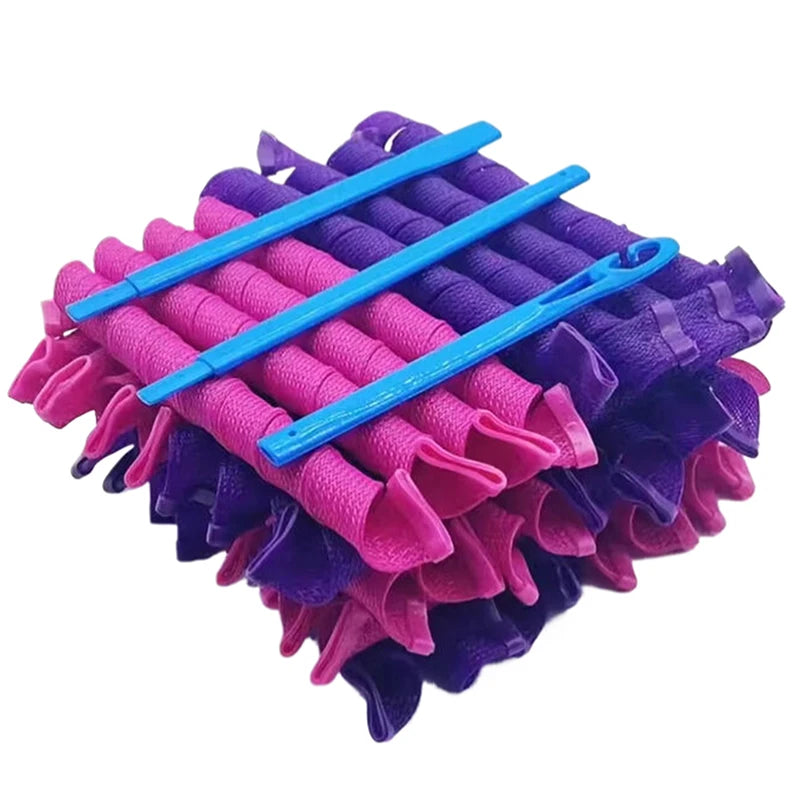 Heatless Hair Curlers Effortless Styling Hooks Safe Easy Use Without Qme