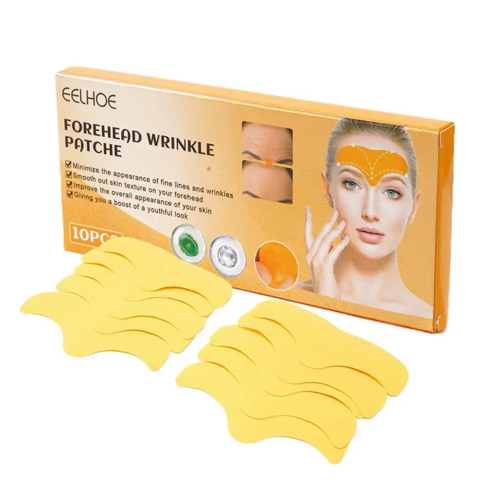Forehead wrinkle Patch Reduce Fine Lines Firming Smoothing Tighten forehead Collagen Gel Patch Skin Care Stickers for women Qme