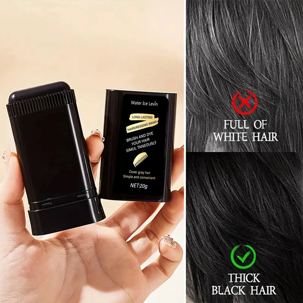 Black Hair Coloring Cream Is Easy to Clean, Long-Lasting and Fast-Acting, Suitable for Temporary Hair Dyeing, and Is a Washable Hair Dye Stick That Is Easy to Apply and Rinse Off Qme