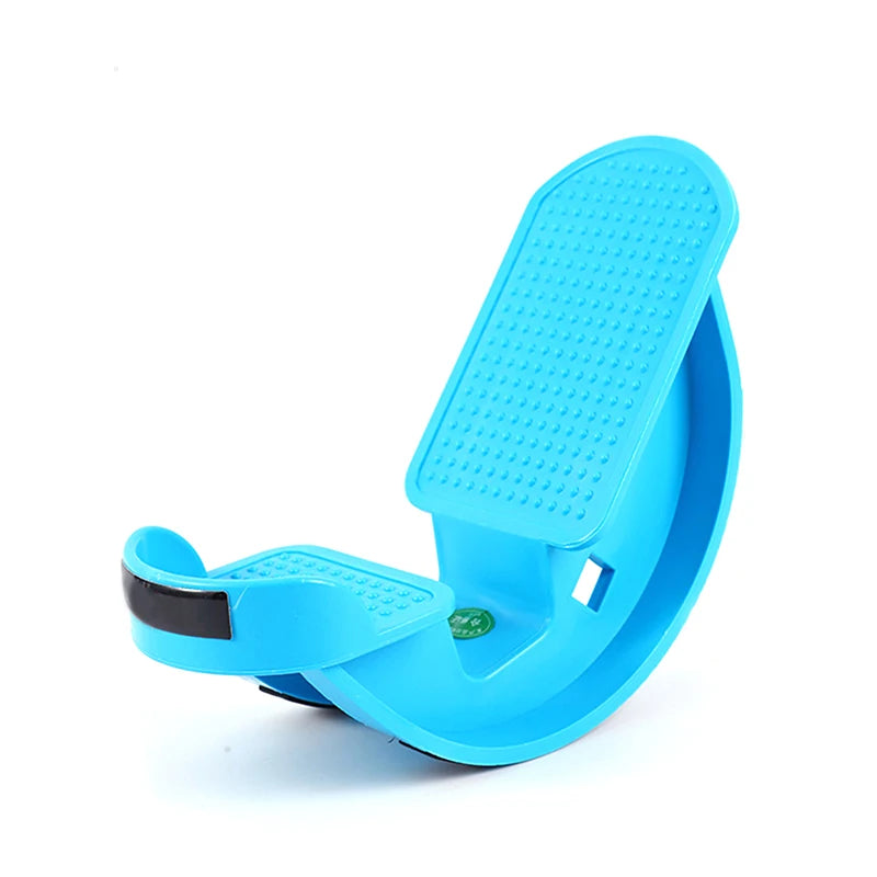 1 Foot Rocker Elastic Plate Calf Stretch Ankle Achilles Tendon Qme 1PCS Blue