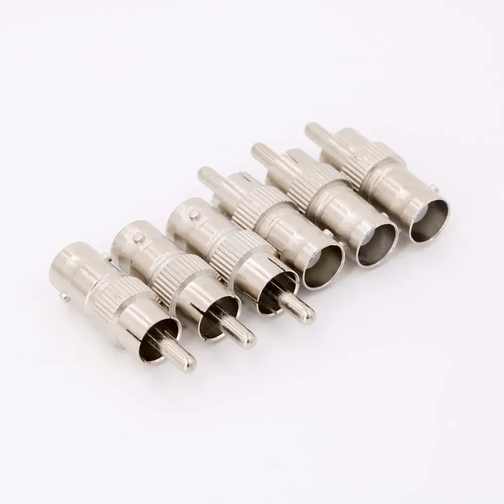 ANPWOO BNC Female to RCA Male Jack CCTV Cameras Accessories Plug Adapter For AHD TVI CVI Camera System Qme