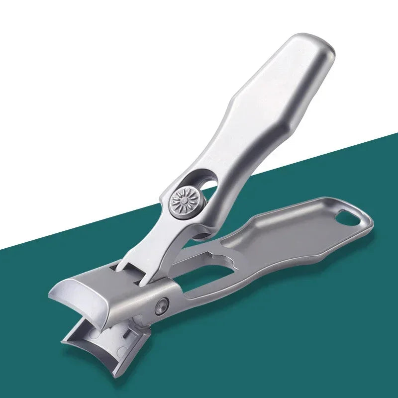 Portable Nail Clippers Ultra Sharp Fingernail Stainless Steel Toenail Qme