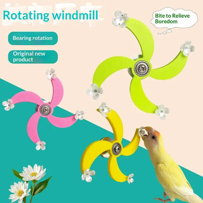 Bird Mental Stimulation Entertainment Gnawing Cage Accessories Toy Qme