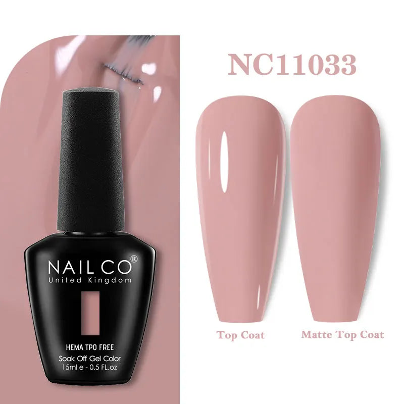 NAILCO Coat Base Gel Nail Polish Nails Art Semi Permanent Lacquer