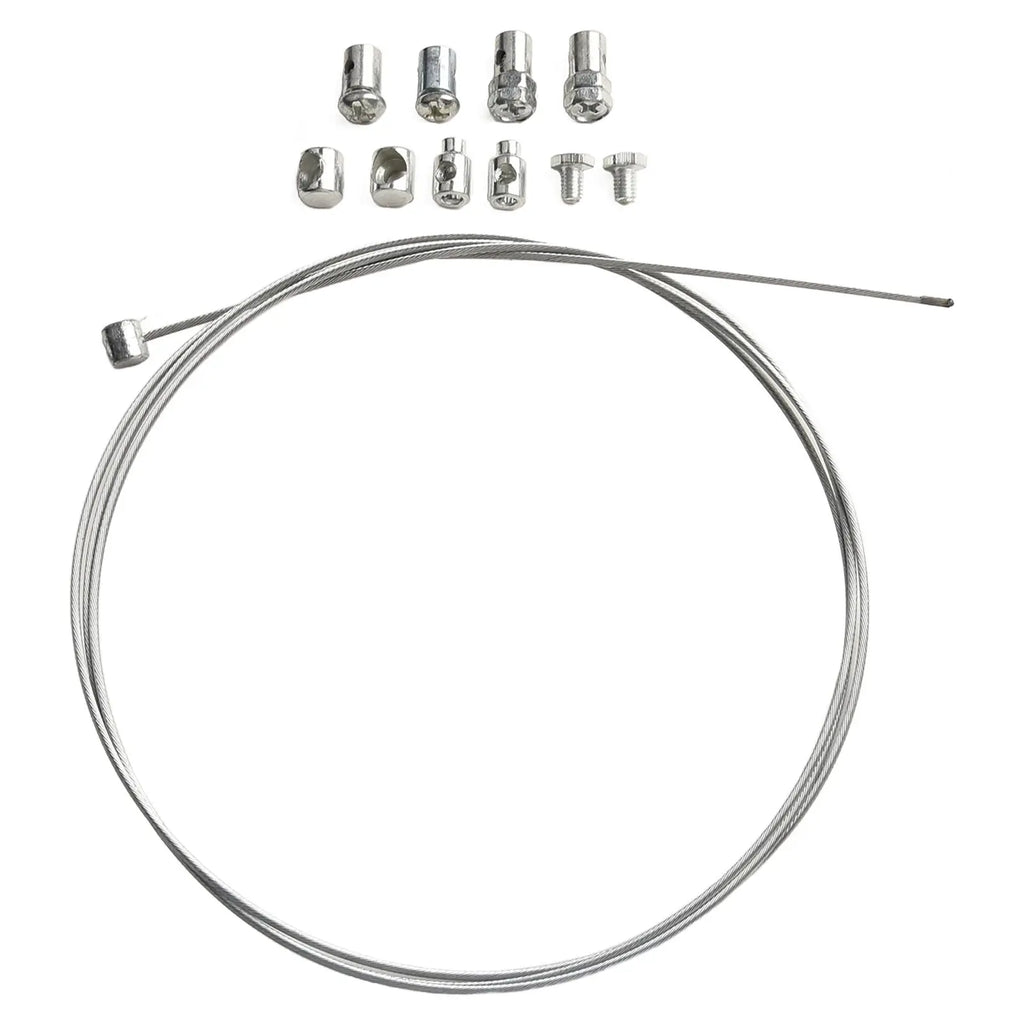 Throttle Clutch Cable Repair Kit Solderless Nipple With Sleeve Nut Set With Cable Lawnmower Rotovator Lawn Mower Parts Qme Default Title