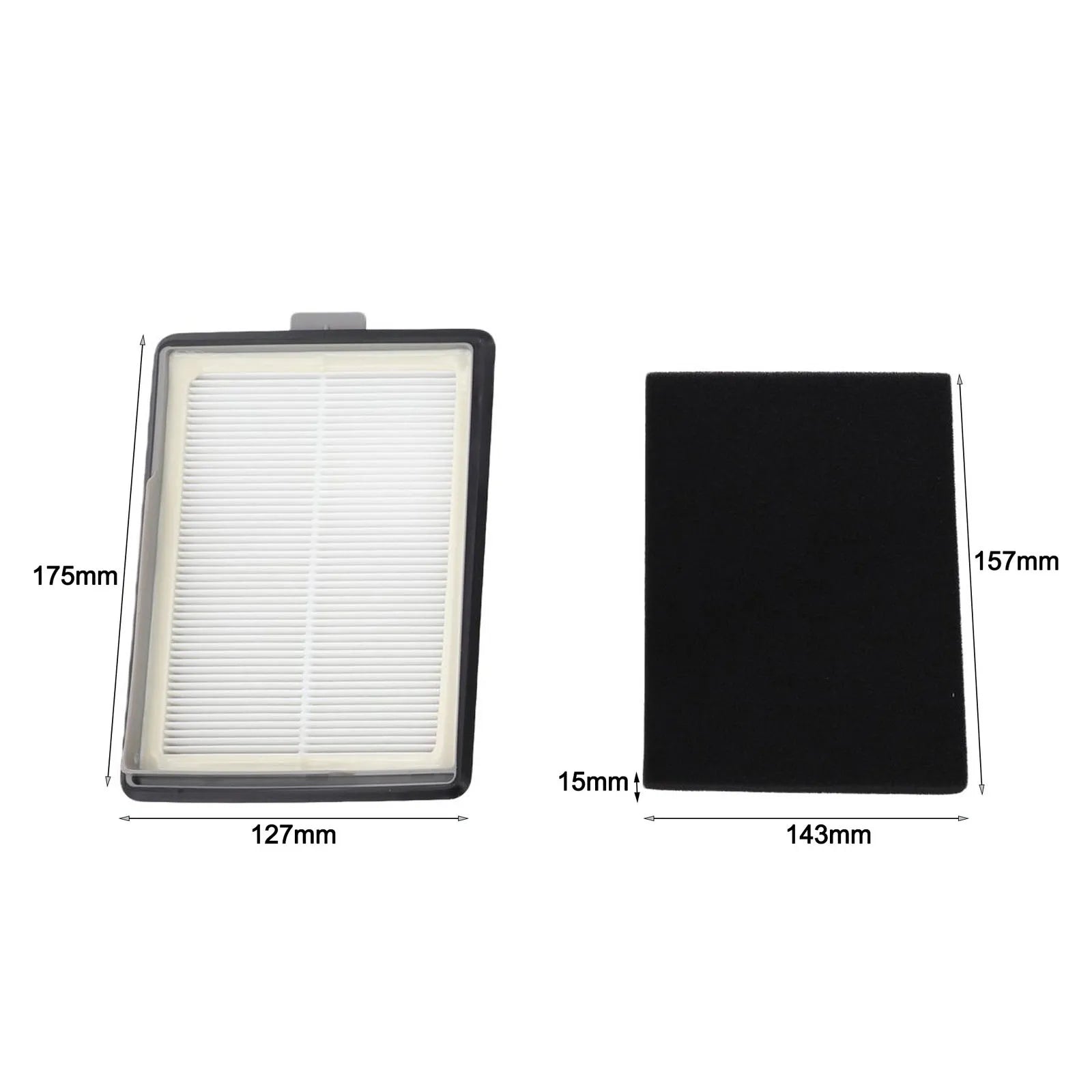 Vacuum Cleaner Fine Dust HEPA Filter Foam Filter For Miele CX-FSF Filter For Boost CX1-11639250 Vacuum Cleaner Replacement Qme