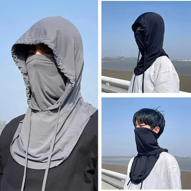1PC Summer 360 Degree Lightweight Cooling Hood Sun Protection Shroud Mask for Outdoor Activities Fishing Surfing Cycling Hiking Qme