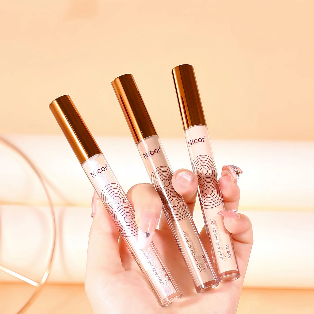 Gloss Concealer Beauty Stick Easy Use Suitable Beginners Waterproof Qme