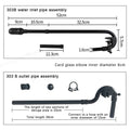 Fish Tank External Canister Filter Accessories Aquarium Rain Spray Qme 303B Set