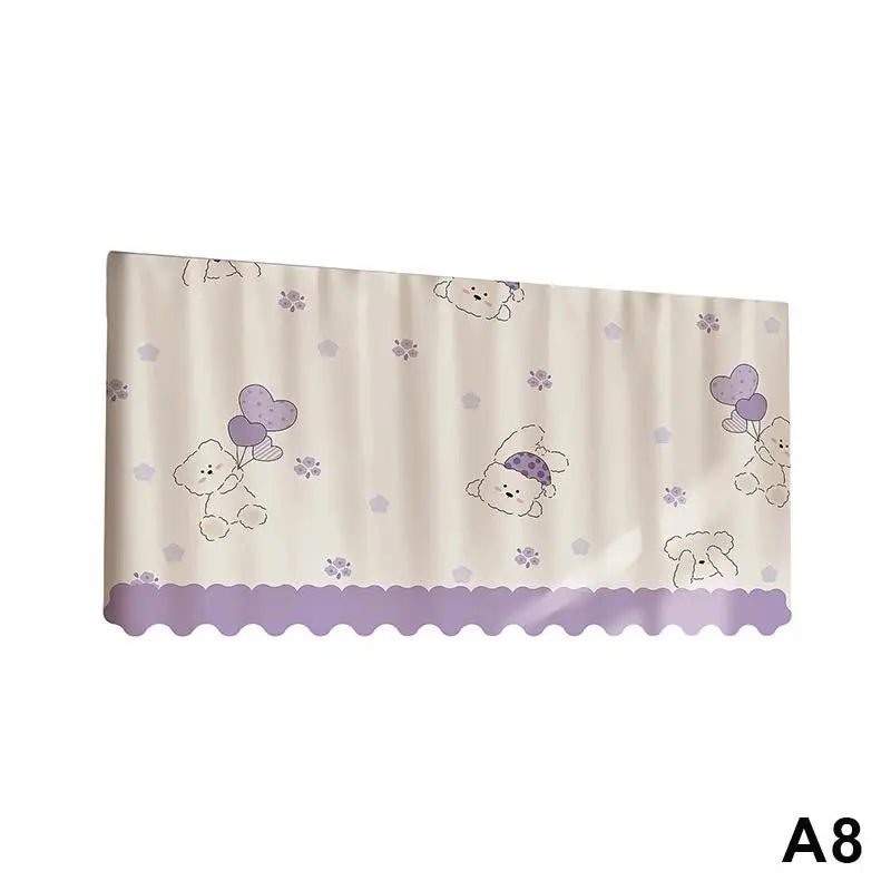 Self-Adhesive Animal Door Curtain Portable Easy No-Drill Multi-Room Use Door Curtain For Door, Window, Kitchen, Basement Qme A8