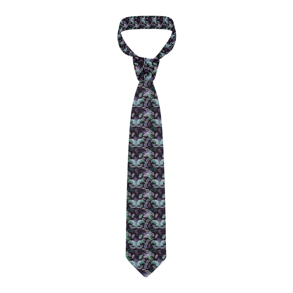 Personalized Printing Mask Pattern Tie Creative Novelty Men's Funny Qme