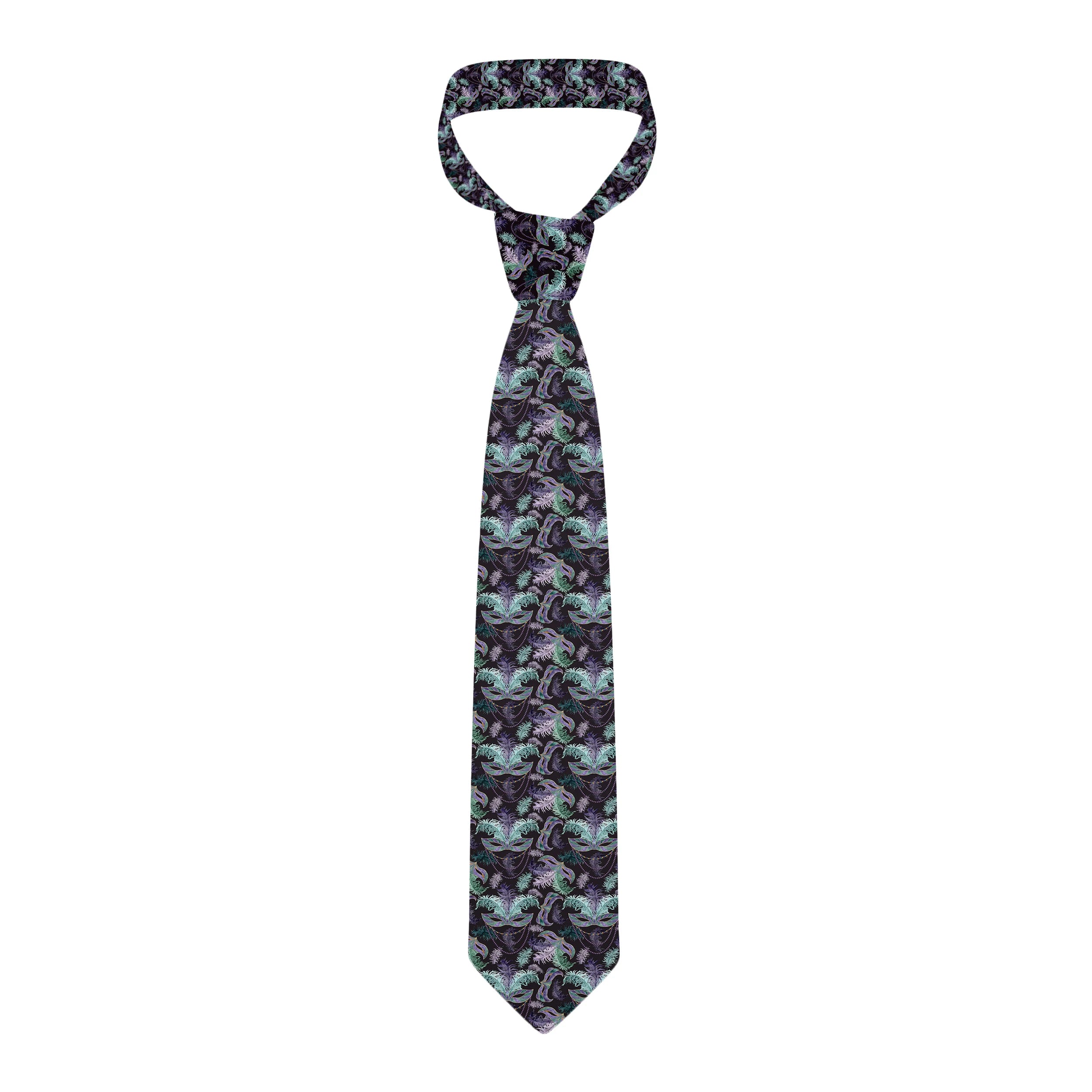 Personalized Printing Mask Pattern Tie Creative Novelty Men's Funny Qme