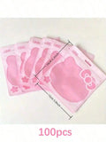 Jewelry Self Sealing Bag Cosmetic Storage Plastic Cartoon Nail Art Qme 100pcs