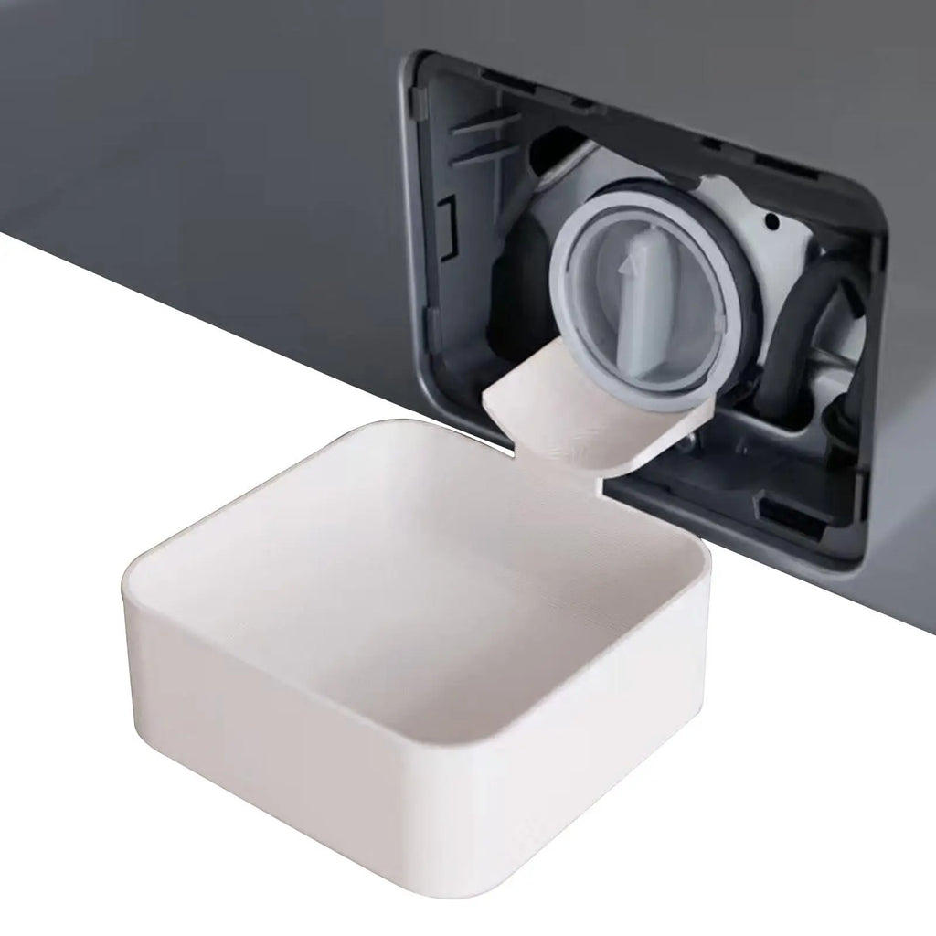 Washer Drain Pan Leak-Proof Tight Fit Easy Install Front Load Washer Water Catch Tray for Basement Apartment Mobile Home Garage Qme