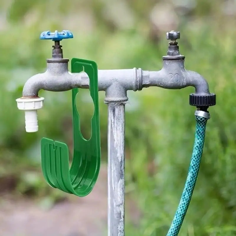 Water Pipe Reel Rack Convenient Storage Support Garden Wall Mount Tap Qme