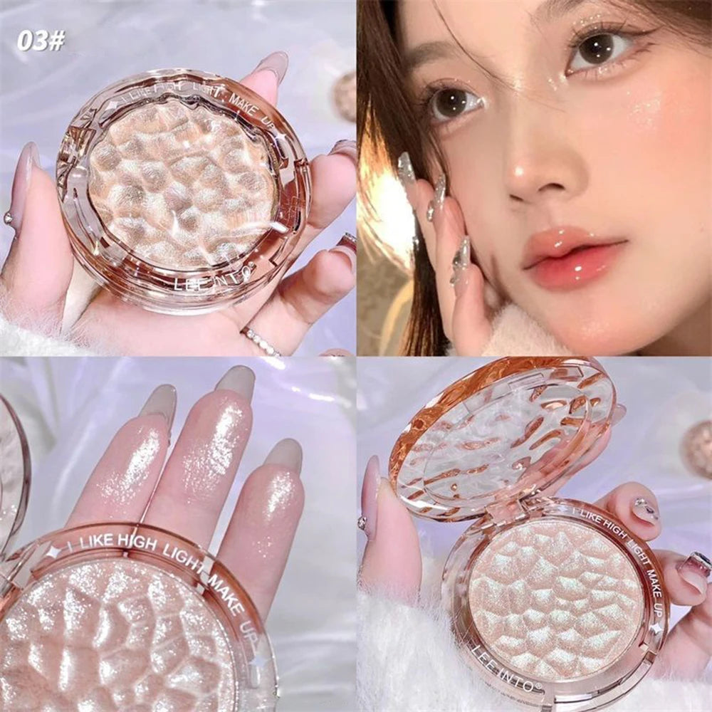 LEE INTO Highlighter Powder Pearlescent Finish Fine Shimmer Silky Qme GL6870-03