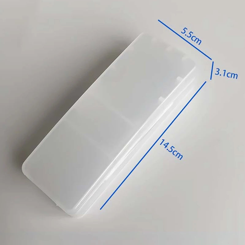 Eco-friendly PP Shaving Box Men Universal Shaver Storage Handle Full Qme White