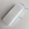 Eco-friendly PP Shaving Box Men Universal Shaver Storage Handle Full Qme White