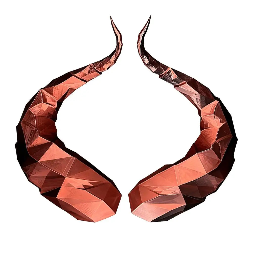 Car 3D Devil Horns Sticker Auto Roof Horn Decoration Suv Sedan Qme A