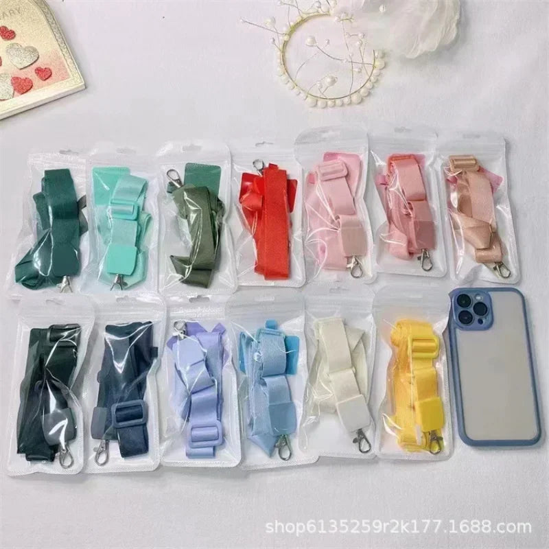 5pcs Anti-Loss Rope - Detachable Work ID Badge Holder Strap for Students & Office, Adjustable Phone Lanyard DIY Qme