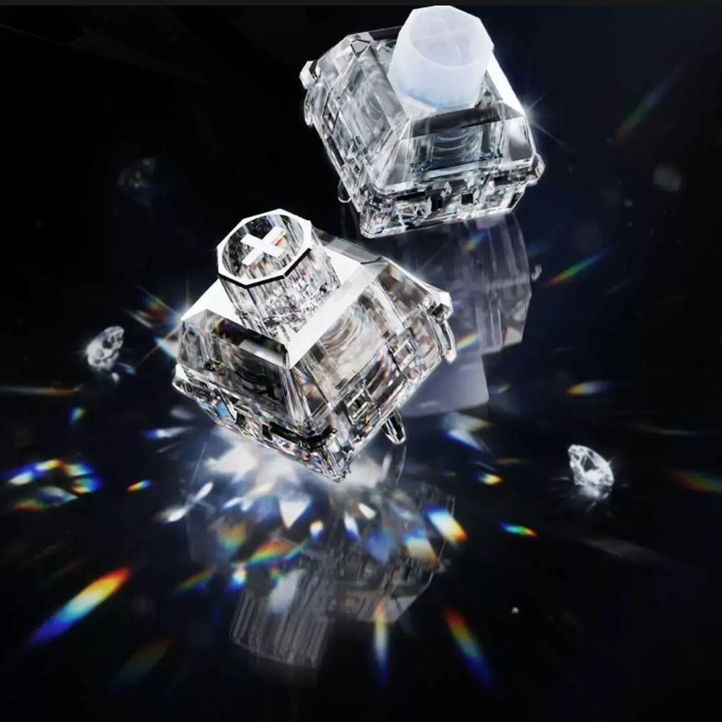 WS Wuque Studio Babao Diamond Series Magnetic Switch Cullinan & Heart of the Ocean 35gf Linear Hall Effect Switch for Gaming Key Qme