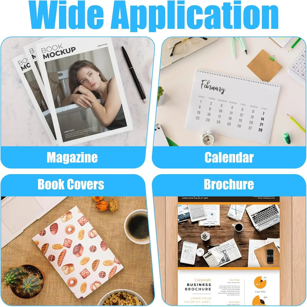 4R Double Sided Glossy Photo Paper , 200GSM/54LB Inkjet Printer Paper 4 x 6"Glossy for Crafting, Chip Bags, Calendars, Menus Qme