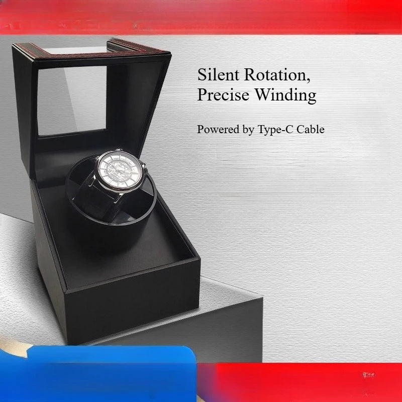 Watch Winder Automatic Winding Box for Mechanical Watches, Rotating Storage Case Watch Shaker, Automatic Watch Winding Device Qme