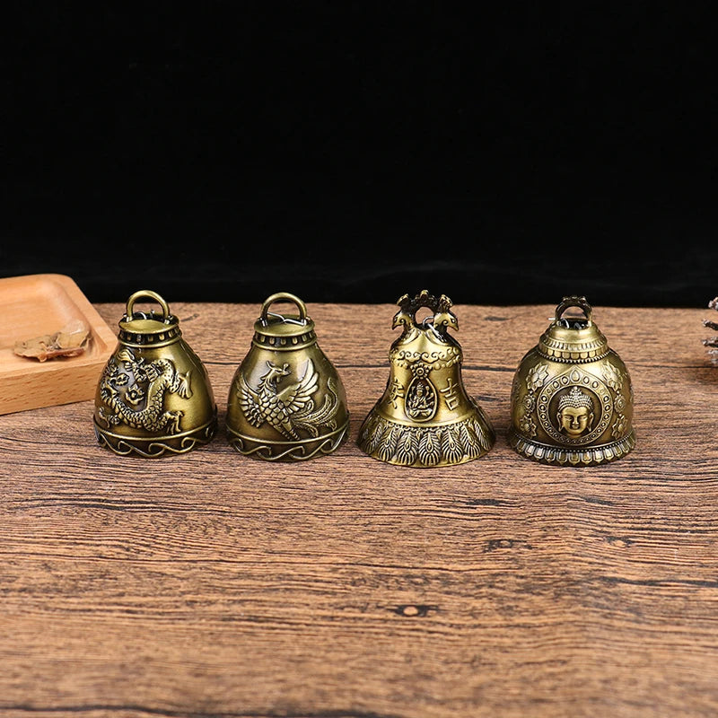 Feng Shui Wind Chime Bell Antique Good Luck Lucky Blessing Qme