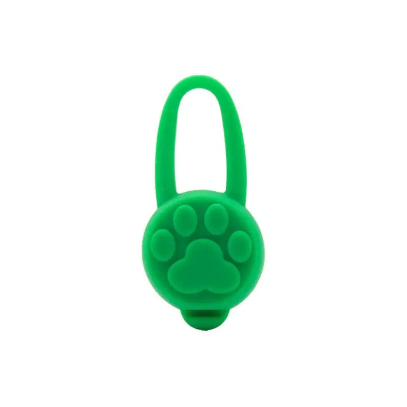 Silicone Pet Cat Dog Night LED Flashlight Luminous Pendant Prevent Qme A4