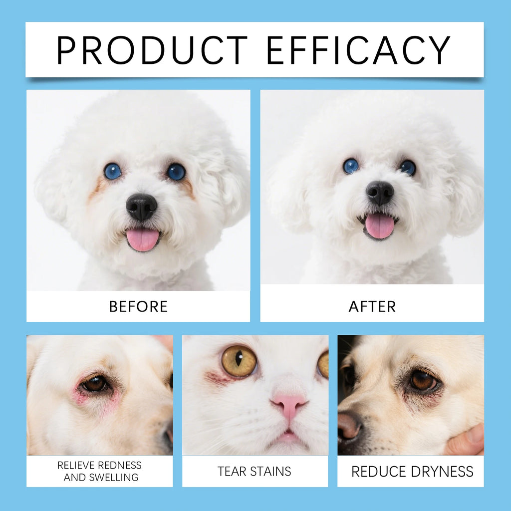 Yegbong Pet Care Tear Stain Removal Pen for Cats And Dogs Universal Eye Cleaning Solution 3ml Qme