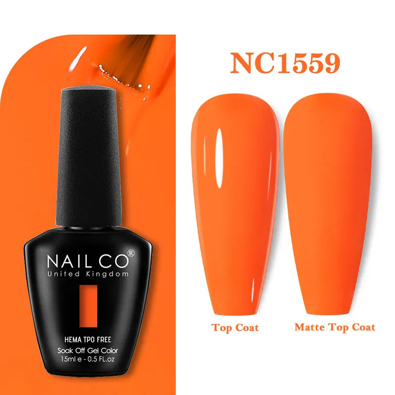 NAILCO Coat Base Gel Nail Polish Nails Art Semi Permanent Lacquer