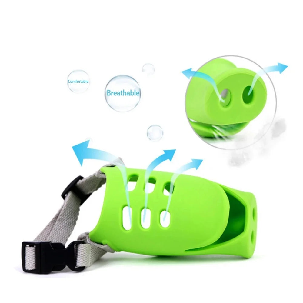Pig Nose Breathable Mask for Puppy Cute Funny Doggy Anti-bite Mask Adjustable Prevent Accidental Ingestion Pet Aaccessories Qme