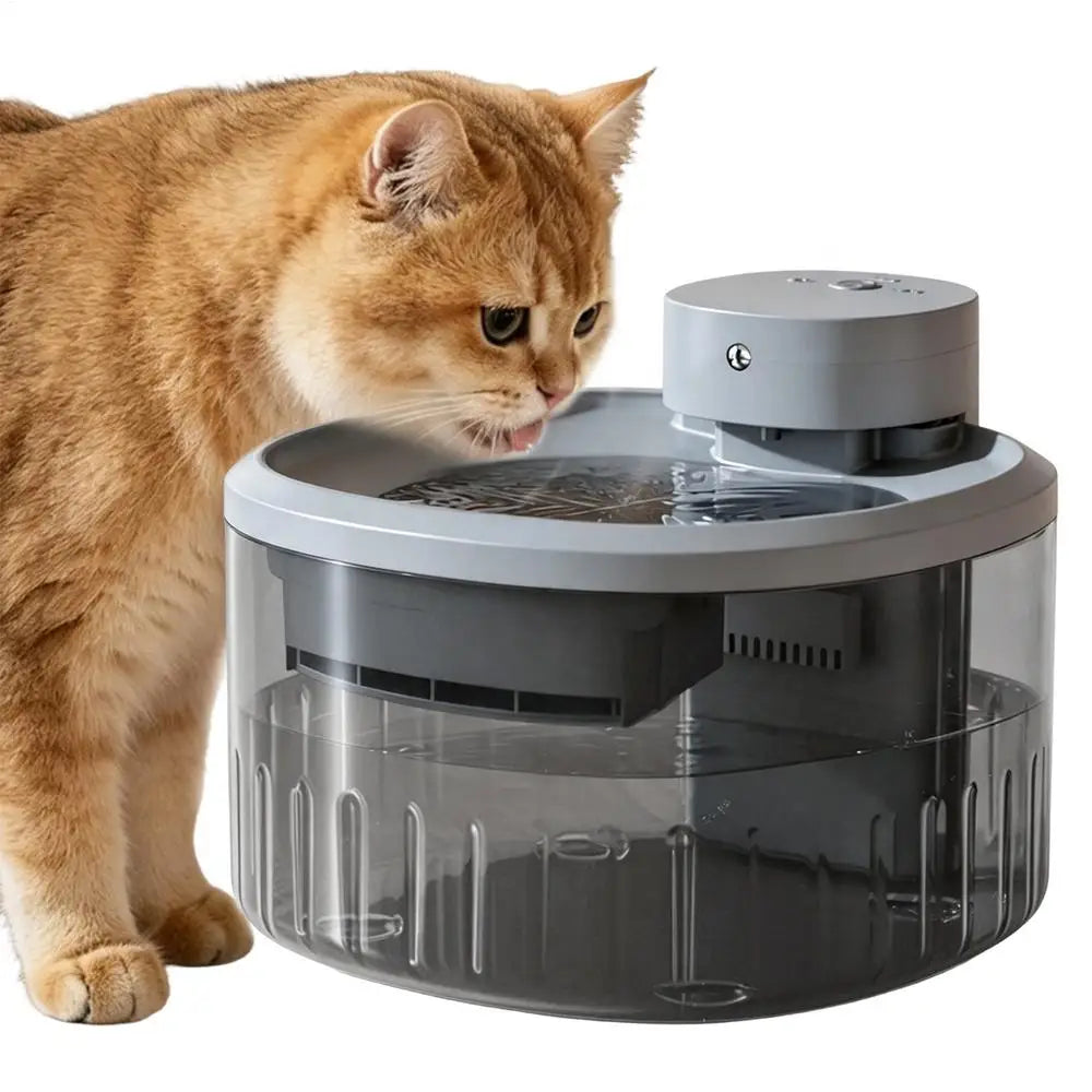 Cat Water Fountain Motion-activated Rechargeable 9 Filters Automatic Qme USB Type-C Black China Mainland