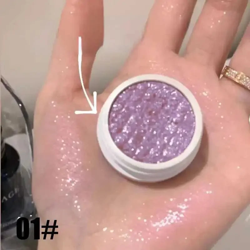 Shimmer Glitter Mashed Potatoes Highlighter Shine Makeup Gel Face Qme 01